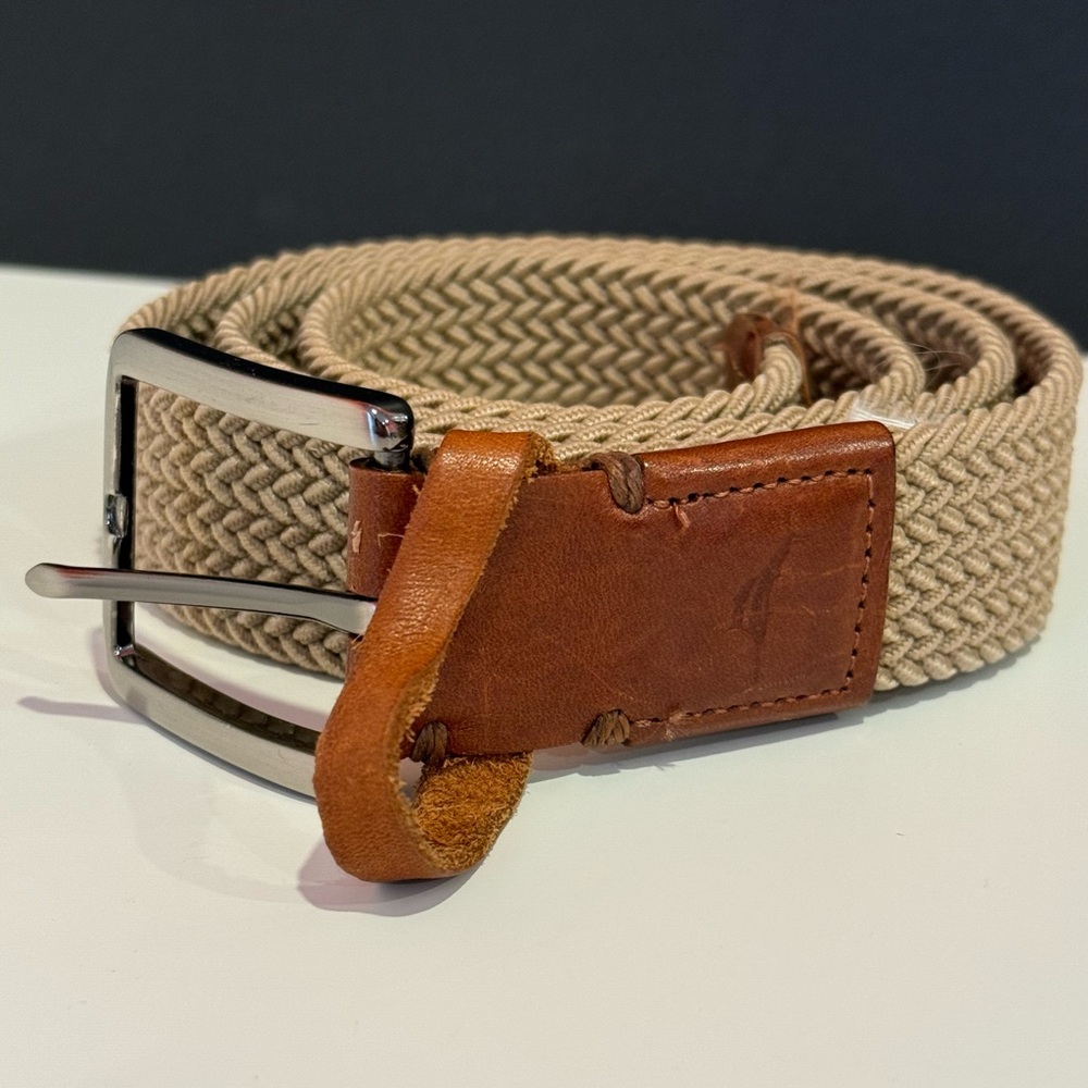 Tommy Bahama Tan Woven Belt Size Small/Medium